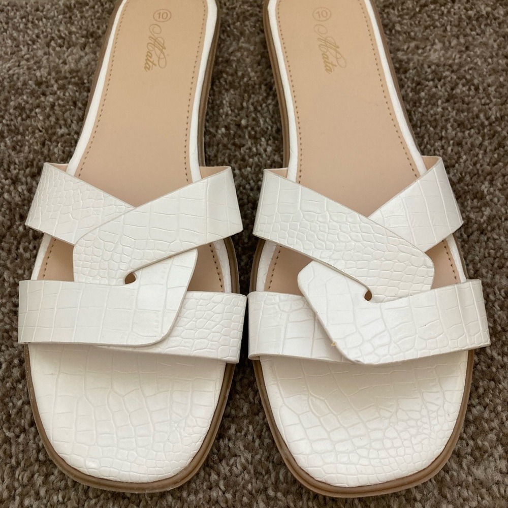 White Sandals
